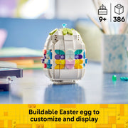 LEGO Decorative Easter Egg Building Toy, 386 Pieces, Multicolor, Ages 9 and Up, 40816