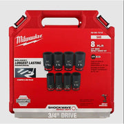Milwaukee 49-66-7018 8PCSHOCKWAVE Impact Duty 3/4