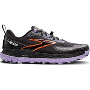 Brooks 1204161B048 Cascadia 18 Trail Running Shoes for Ladies - Ebony/Sweet Lavender - 8M
