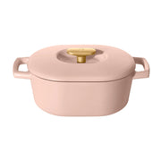 Beautiful 19686 6 Quart Enamel Dutch Oven, Rose by Drew Barrymore