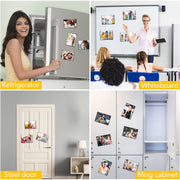 Sherry Magnetic Picture Frames, 12 Pack, Holds 4 x 6 Inch Photos, Black