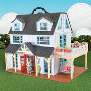 Honey Bee Acres 470191 Buzzby Farmhouse Doll Playset & Mini Figure, 25 Pieces, children Ages 3+