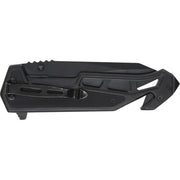 Smith & Wesson Border Guard Spring Assist Tactical Folding Knife, 3.99 in High Carbon Stainless Steel Tanto Blade, Black G10 Handle, 9.25 in Overall, 1160826