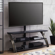 Whalen Furniture XL-33E-CC Payton 3-in-1 Flat Panel TV Stand for TVs up to 65
