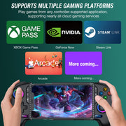 ESYWEN Mobile Gaming Controller for iPhone and Android with Hall Effect Joystick, Bluetooth Wireless, Rechargeable Battery, Adjustable RGB Lighting, MC300