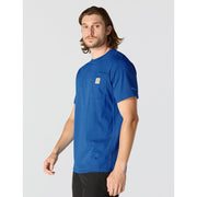 Carhartt Men's Force Relaxed Fit Short-Sleeve Pocket T-Shirt - Electric Indigo Heather - 3XLT