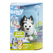 Bluey Muffin Chat Mates Press Muffins Nose and Hear 10 Phrases from The Show, Stands 5.5 In Tall