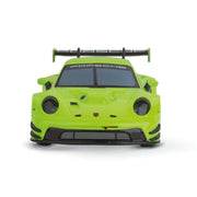 Carrera Hybrid Remote Control Car Porsche 911 GT3 R, Acid Green, 1:50 Scale, USB-C Rechargeable, Front and Rear Lights, 50051002