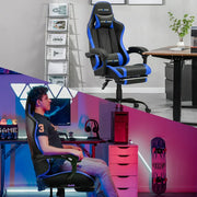 GTRACING GTWD-200 Gaming Chair with Footrest, Blue