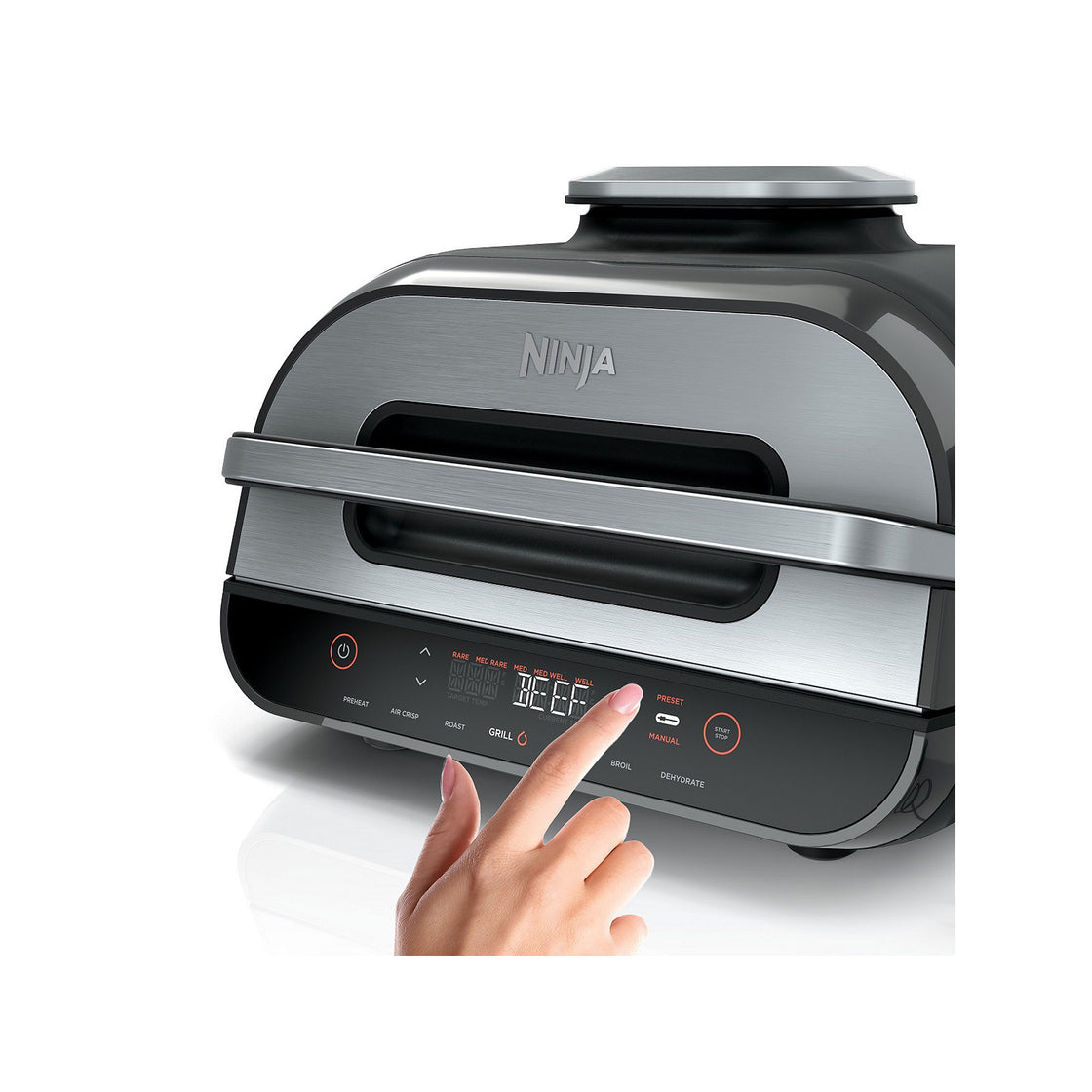 Ninja FG551 Foodi Smart XL 6in1 Indoor Grill With 4Quart Air Fryer