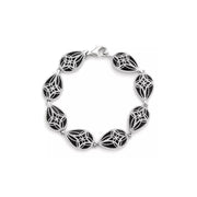 Unbranded SSE10098SS Sterling Silver Black Onyx Earring, Pendant, and Bracelet Set