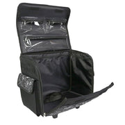 Everything Mary EVM8800-19 Rolling Sewing Machine Tote, Black & White