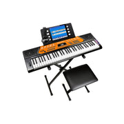 Rockjam 61-Key Keyboard Piano Kit with Stand, Bench, Music Stand, Head –  VIPOutlet