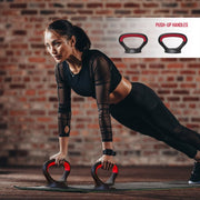 FitRx 8397WM 4-in-1 Portable Interchangeable Dumbbell, Barbell and Kettlebell Set, Black