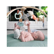 Ingenuity 12126 Cozy Spot Reversible Duvet Activity Gym with Wooden Toy Bar