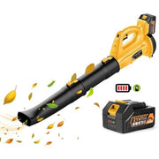 Melliful Cordless Leaf Blower, 21V 320 CFM 150 MPH Electric Leaf