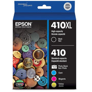 EPSON T410XL-BCS 410 Claria Premium Ink High Capacity Black & Standard Color Cartridge Combo Pack