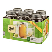 Ball 64 oz. Wide Mouth Half Gallon Jars (Pack of 6)-68100