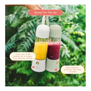 Drew Barrymore 19404 70 W Beautiful Portable To-Go Blender 2.0, 16 Oz. White Icing