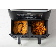 Ninja DZ100 Foodi 4-in-1 8-Quart. 2-Basket Air Fryer with DualZone Technology- Air Fry, Roast, and more