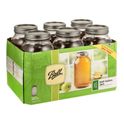 Ball 64 oz. Wide Mouth Half Gallon Jars (Pack of 6)-68100