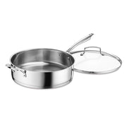 Cuisinart 89336-30H Professional Stainless Saute with Cover, 6-Quart