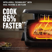 George Foreman MCAFD800D Beyond Grill 7-in-1 Electric Indoor Grill with Air Fry Technology, Black