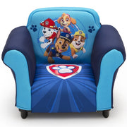 Nick Jr. up83712pw Delta Children Nick Jr. PAW Patrol Kids Upholstered Chair with Sculpted Plastic Frame