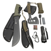Ozark Trail 12-Pack Camping Tool Set, Olive, Model 4987