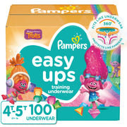 Pampers Easy Ups Training Pants Girl 4T-5T - 19 CT, Diapers & Training  Pants