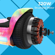 Hover 1 DSA RCKT PKTD Rocket Hoverboard 7 MPH Max Speed with LED