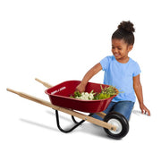 Radio Flyer W40Z Kid's Steel Body Red Wheelbarrow