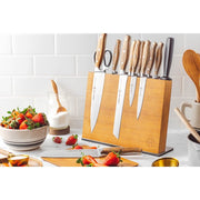 Schmidt Brothers Cutlery 14 Pc Forged Acacia Series Knife Block Set