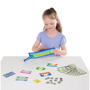 Melissa & Doug Pretend-to-Spend Toy Wallet With Play Money and Cards (45 pcs)