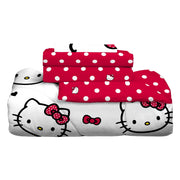 Hello Kitty 7A0847 Kids Twin Bed in a Bag, Comforter Sheet Set and Bonus Tote, Pink, Sanrio