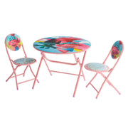 Dreamworks NK550862 Trolls 3 Piece Foldable Round Table and Chair Set