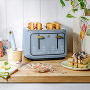 Beautiful 19129 4 Slice Toaster, Cornflower Blue by Drew Barrymore