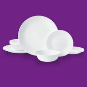 Corelle SYNCHKG110174 Winter Frost White, 12 Piece, Dinnerware Set