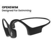 Shokz OpenRun Bone Conduction Waterproof Bluetooth Headphones for Sports  with Cooling Wristband (Formerly Aeropex), Red