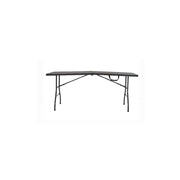 Cosco 14678BKH1 6 Foot Centerfold Folding Table, Black