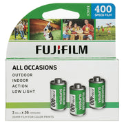 FUJIFILM 600022183 Fujicolor Superia X-TRA 400 Color Negative Film (35mm Roll Film, 36 Exposures, 3-Pack)