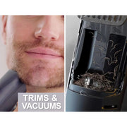 Bell and Howell 8760 VacuTrim Vacuum Hair Trimmer Rechargeable Shave Cordless Hair Clipper