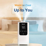 Levoit LUH-O451S-WUSR 1.2 Gal. Smart Warm and Cool Mist Top-Filled Ultrasonic Humidifier and Diffuser