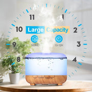 Fimilo 500ml Aroma Diffuser with 6*10ml Essential Oil and Remote Control Humidifier