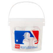 Rawlings WAL1OLB3BUCK8 Official League Recreational Baseball Bucket, 8 Count
