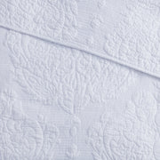 Better Homes & Gardens BH8044409622-26 Paisley Medallion Cotton Quilt, King, White