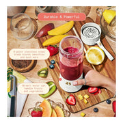 Drew Barrymore 19404 70 W Beautiful Portable To-Go Blender 2.0, 16 Oz. White Icing