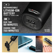 Bell and Howell 8760 VacuTrim Vacuum Hair Trimmer Rechargeable Shave Cordless Hair Clipper