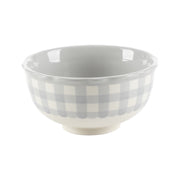 The Pioneer Woman PWD196881814728 Gingham Grey 12-Piece Dinnerware Set