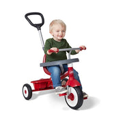 Radio Flyer 456 3-in-1 Stroll 'n Trike, 3 Stages Grows with Child, Red